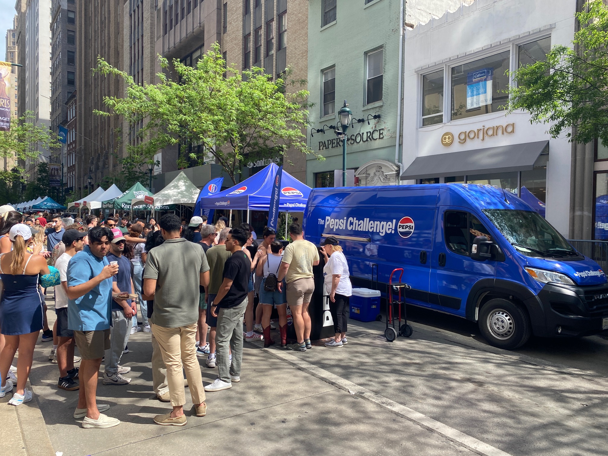 Pepsi Challenge at Rittenhouse Row Spring Festival
